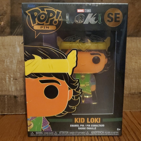 Funko Pop! Marvel Studios LOKI SE - KID LOKI Pin with Stand Target Exclusive NIB - Picture 1 of 9